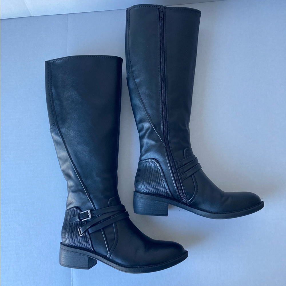 BareTraps Stratford Women Knee High Boots Equestrian Motorcycle Black Size 6.5 - Picture 7 of 11